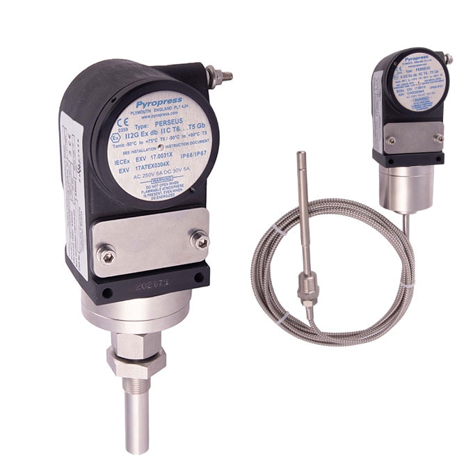 Temperature switches ex d flameproof and ex ia intrinsically safe