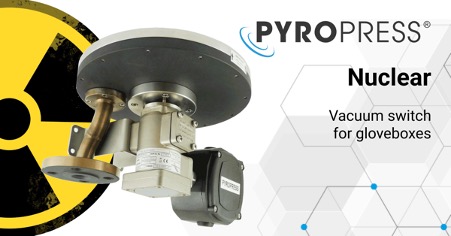 Nuclear vacuum switch for gloveboxes